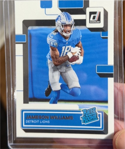 2022 Donruss #308 Jameson Williams Rated Rookie — front