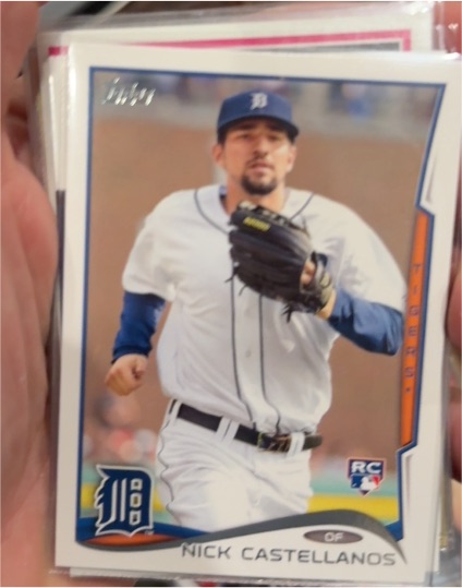 2014 Topps #195 Nick Castellanos — front
