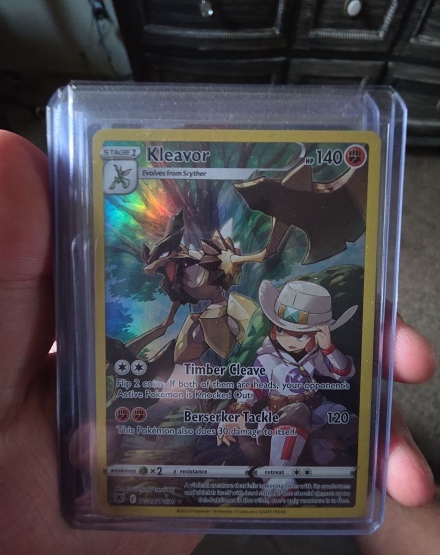 2022 Pokemon Astral Radiance Trainer Gallery #TG08 Kleavor — front