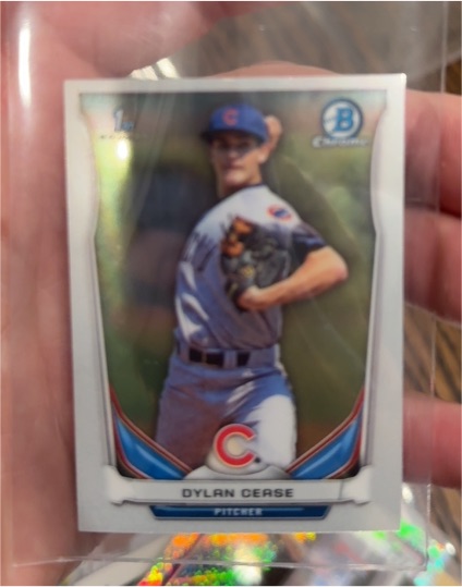 2014 Bowman Draft Chrome Dylan Cease #CDP79 — front