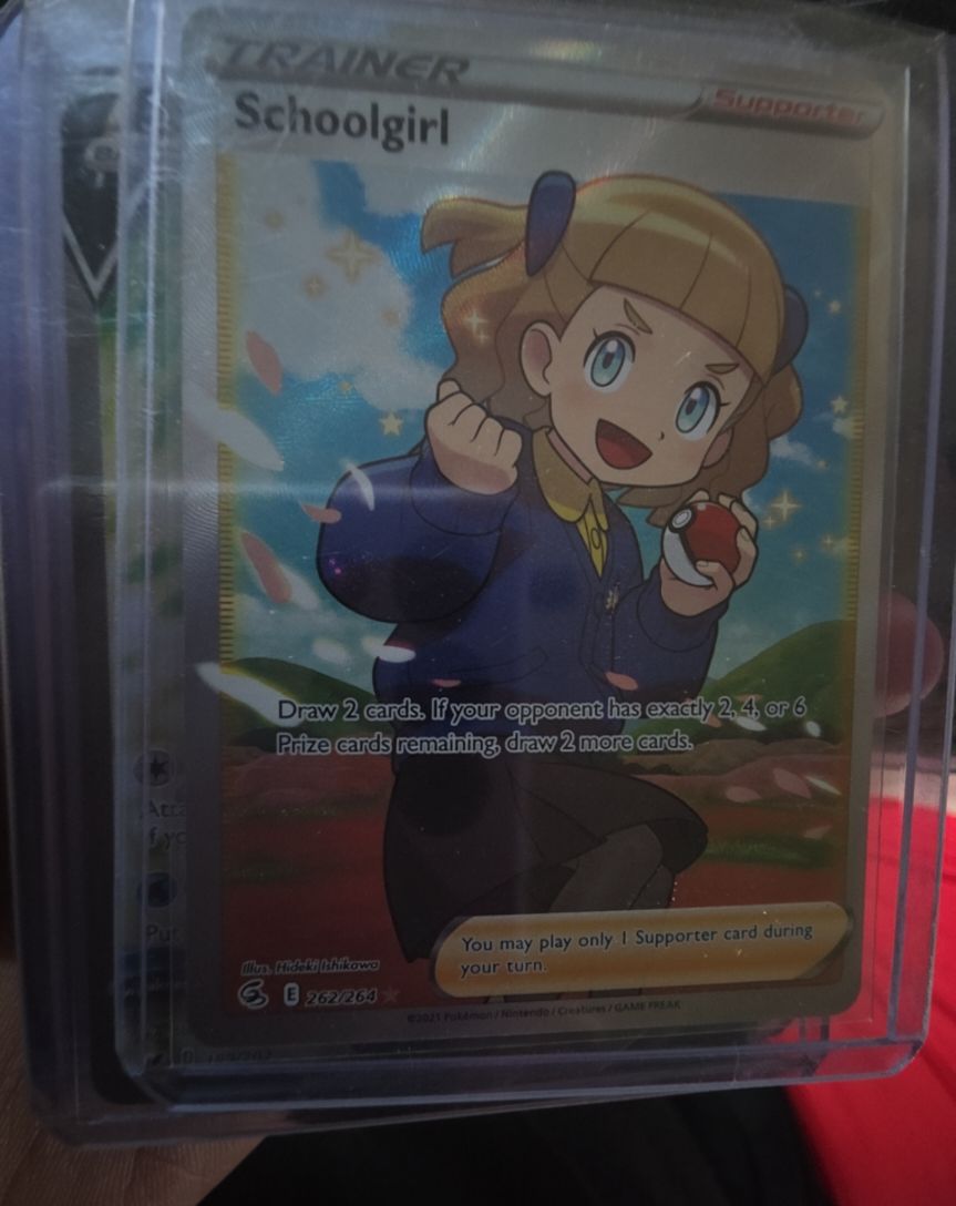 2021 Pokémon Fusion Strike #262 Schoolgirl — front