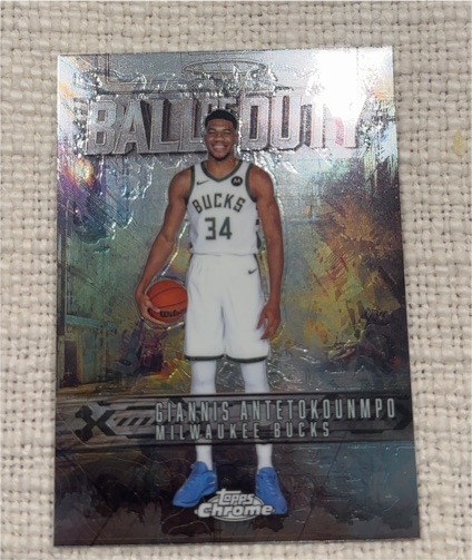 2025-26 Topps Chrome #BD-4 Giannis Antetokounmpo Ball of Duty — front