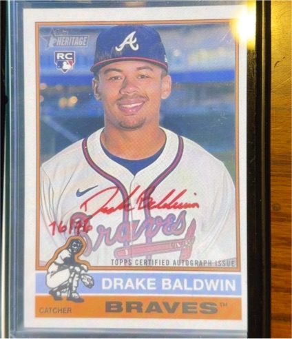 2025 Topps Heritage #561 Drake Baldwin — front
