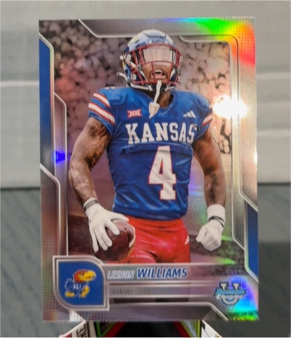 2025 Bowman University Chrome #146 Leshon Williams — front