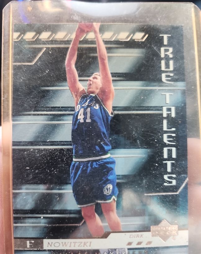 2000-01 Upper Deck True Talents #TT9 Dirk Nowitzki — front
