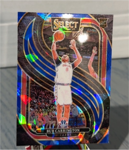 2024-25 Panini Select #197 Bub Carrington RC Premier — front