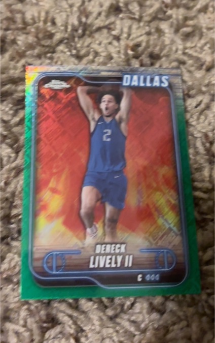 2024-25 Topps Chrome #114 Dereck Lively II — front