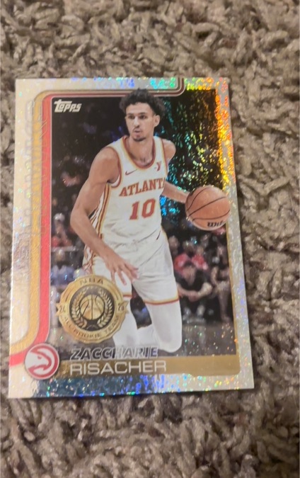2025 Topps #62 Zaccharie Risacher — front