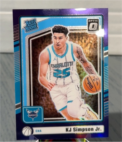 2024-25 Panini Donruss Optic #294 KJ Simpson Jr. — front