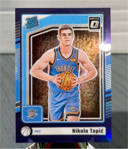 2024-25 Panini Donruss Optic #278 Nikola Topić — front