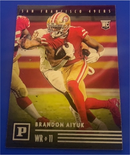 2020 Panini Chronicles #PA-17 Brandon Aiyuk — front