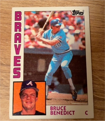 1984 Topps #255 Bruce Benedict — front
