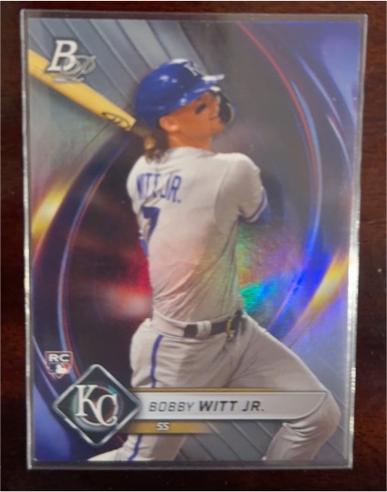 2022 Bowman Platinum #51 Bobby Witt Jr. — front