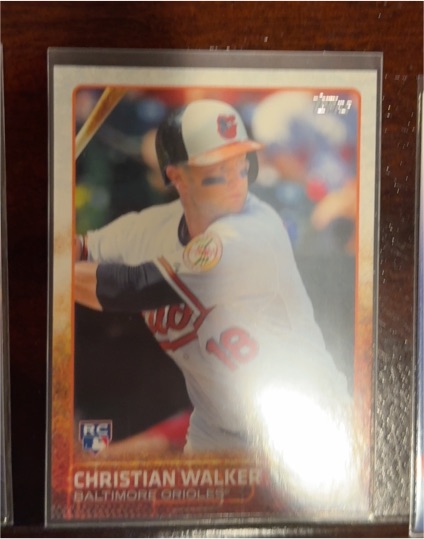 2015 Topps #549 Christian Walker — front