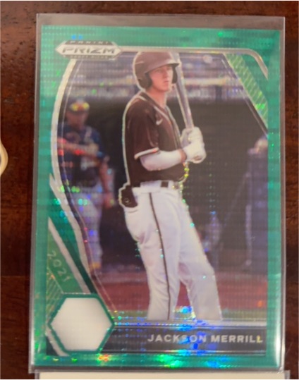 2021 Panini Prizm Draft Picks #PDP27 Jackson Merrill — front