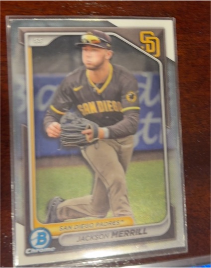 2024 Bowman Chrome Prospects #BCP-145 Jackson Merrill — front