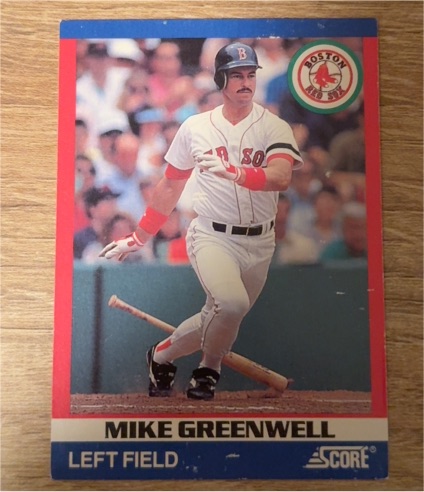 1991 Score #3 Mike Greenwell — front
