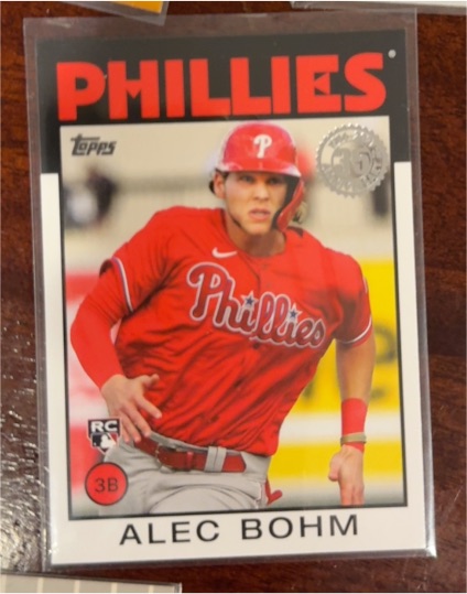 2021 Topps 1986 Topps #86B-43 Alec Bohm — front