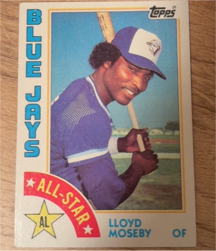 1984 Topps #403 Lloyd Moseby — front