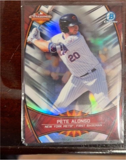 2019 Bowman Chrome '18 AFL Fall Stars #AFL-PA Pete Alonso — front