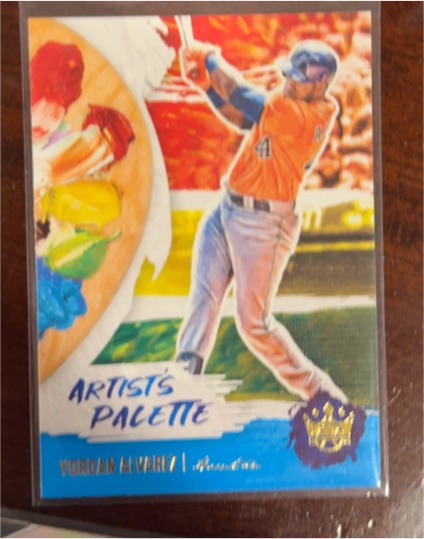 2020 Panini Diamond Kings #AP-8 Yordan Alvarez Artist's Palette — front