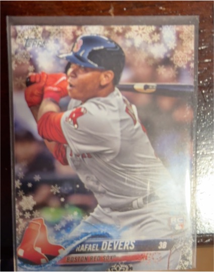 2018 Topps Holiday #HMW67 Rafael Devers — front