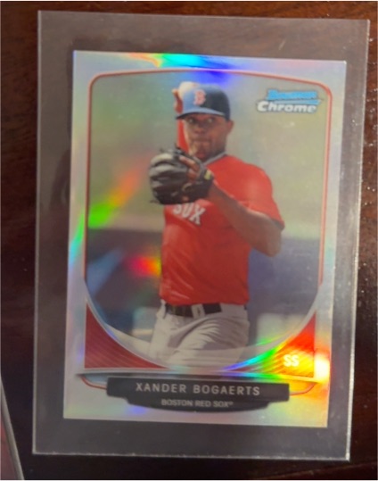 2013 Bowman Chrome #Xander Bogaerts — front