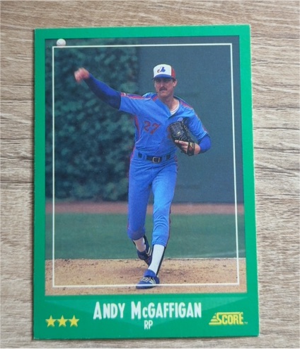 1988 Score #366 Andy McGaffigan — front