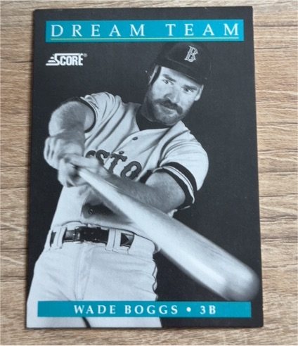 1991 Score #889 Wade Boggs — front