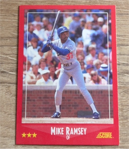 1988 Score #267 Mike Ramsey — front