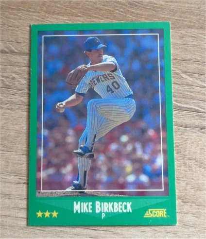1988 Score #369 Mike Birkbeck — front