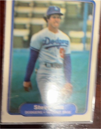 1982 Fleer #21 Steve Sax — front