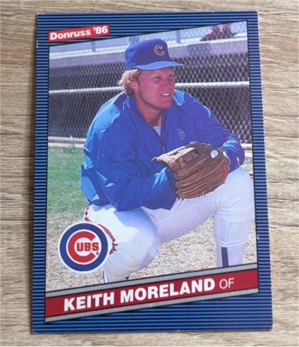 1986 Donruss #167 Keith Moreland Chicago Cubs — front