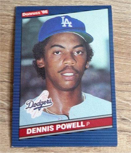 1986 Donruss #250 Dennis Powell — front