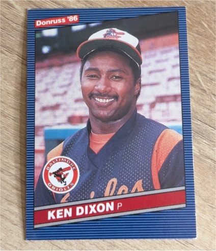 1986 Donruss #148 Ken Dixon — front
