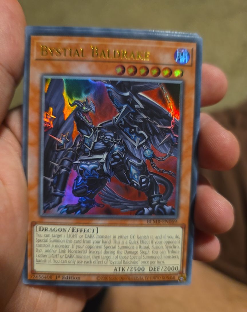 2020 Yu-Gi-Oh! Bystial Baldrake BLMR-EN069 — front