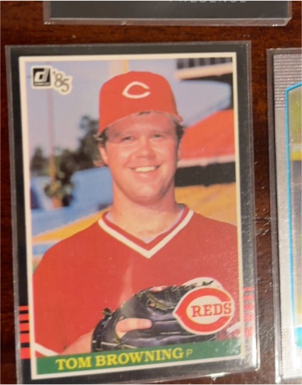 1985 Donruss #634 Tom Browning — front