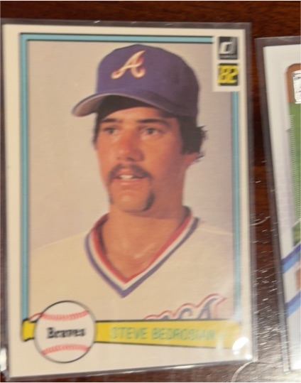 1982 Donruss #401 Steve Bedrosian — front