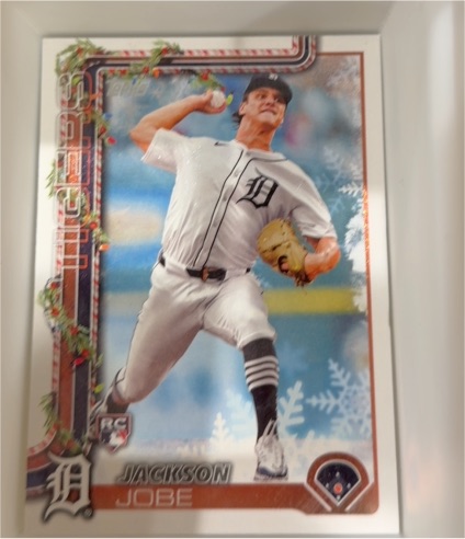 2025 Topps Holiday #H160 Jackson Jobe — front