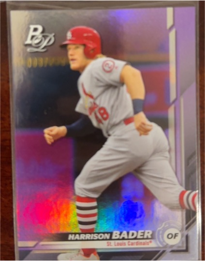 2019 Bowman Platinum #26 Harrison Bader — front