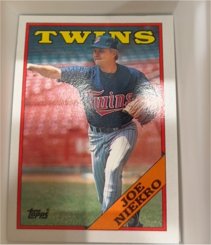 1988 Topps #473 Joe Niekro — front