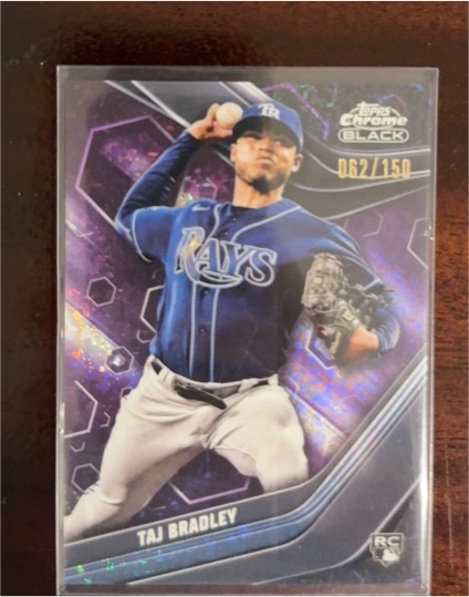 2023 Topps Chrome Black #60 Taj Bradley — front