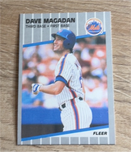1989 Fleer #41 Dave Magadan — front