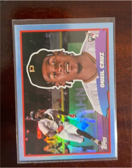 2022 Topps Archives 1988 Topps Big Foil #88BF-4 Oneil Cruz — front