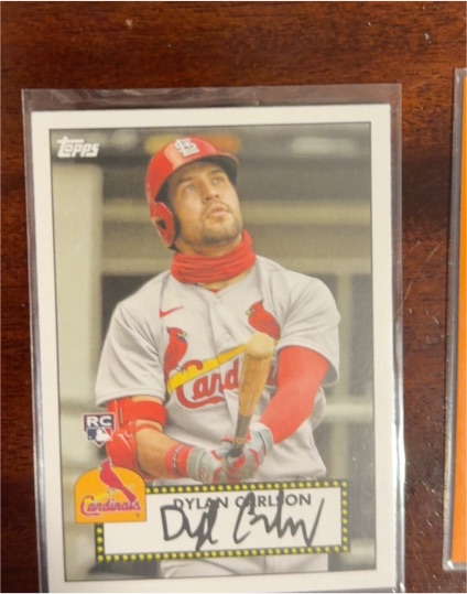 2021 Topps Series 1 1952 Topps Redux #T52-33 Dylan Carlson Rookie Card — front