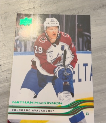 2025-26 Upper Deck Series 1 #42 Nathan MacKinnon — front