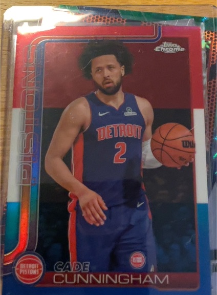 2025-26 Topps Chrome #88 Cade Cunningham — front