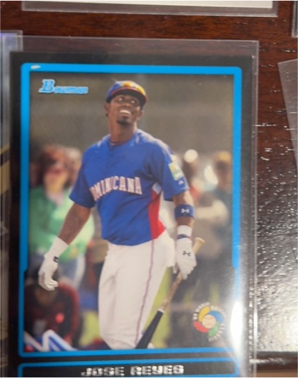 2009 Bowman Draft WBC Prospects Gold #BDPW7 Jose Reyes — front