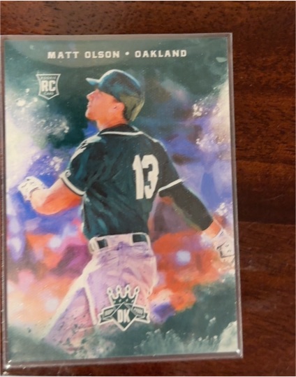 2017 Panini Diamond Kings #161 Matt Olson — front
