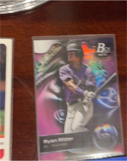 2023 Bowman Platinum #TOP-21 Ryan Ritter Top Prospects — front